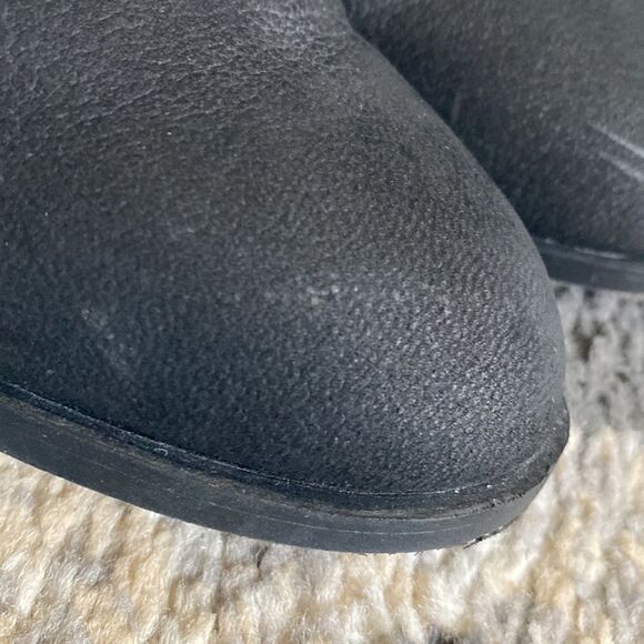 Crown Vintage Heeled Bootie Short Boots Black size 7 - Picture 6 of 10